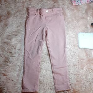 Glitter pink toddler  jeggings